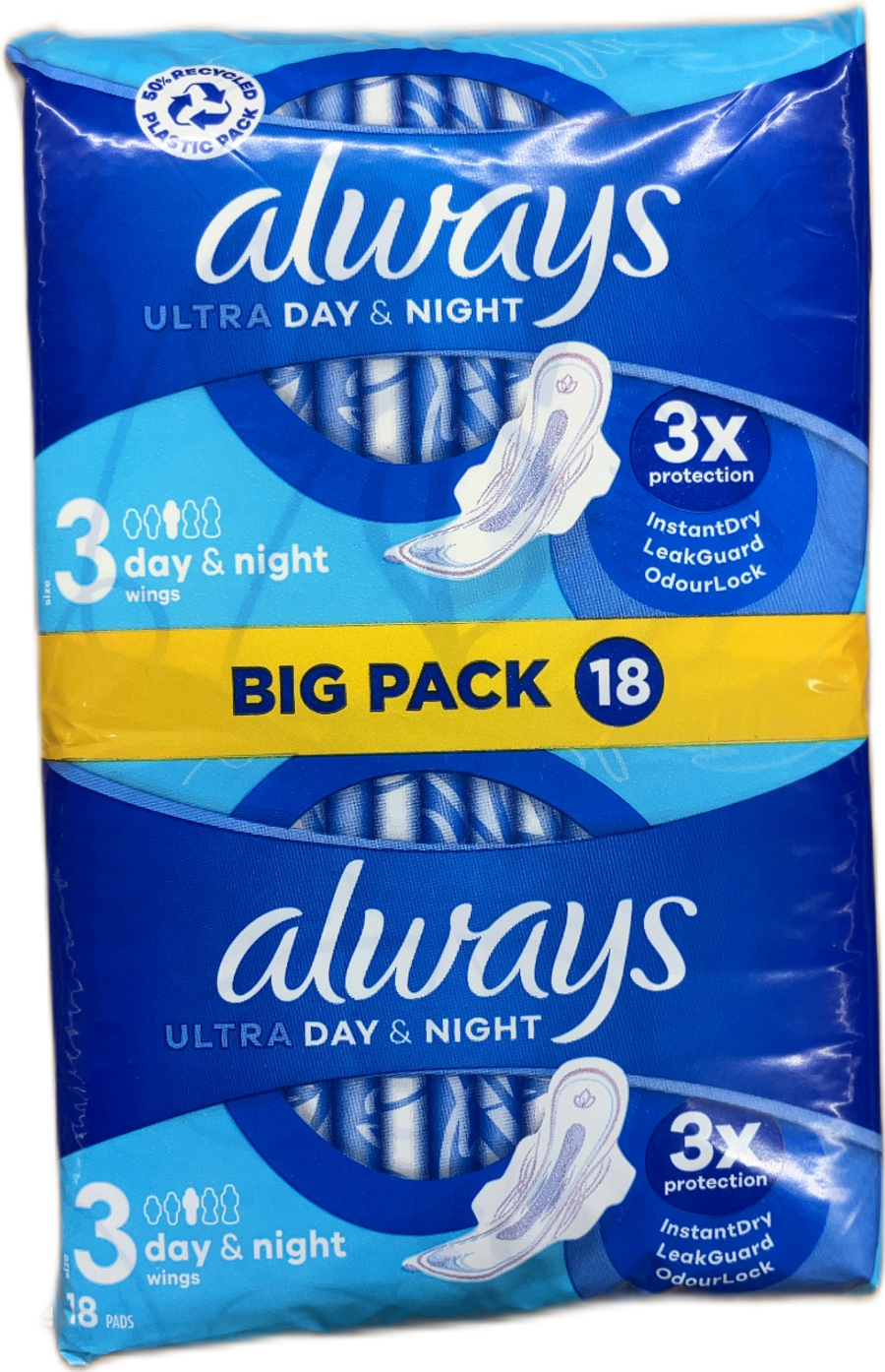 Always ultra dömubindi night 18 stk.