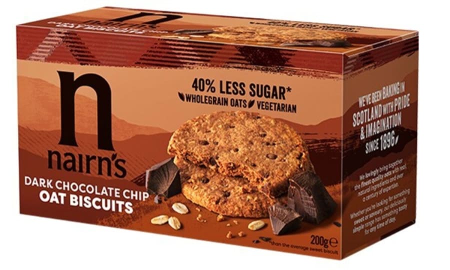 Nairn’s Dark Chocolate Chip Oat Biscuits