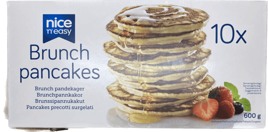 Nice pönnukökur frosnar 600 gr