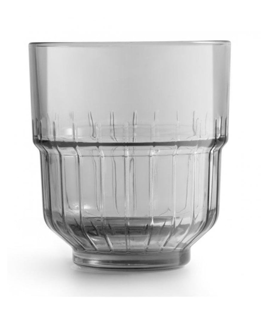 ONIS Glas vatn staflanlegt 26,6cl grátt Linq