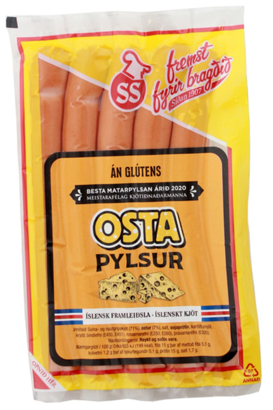 Ostapylsur lt