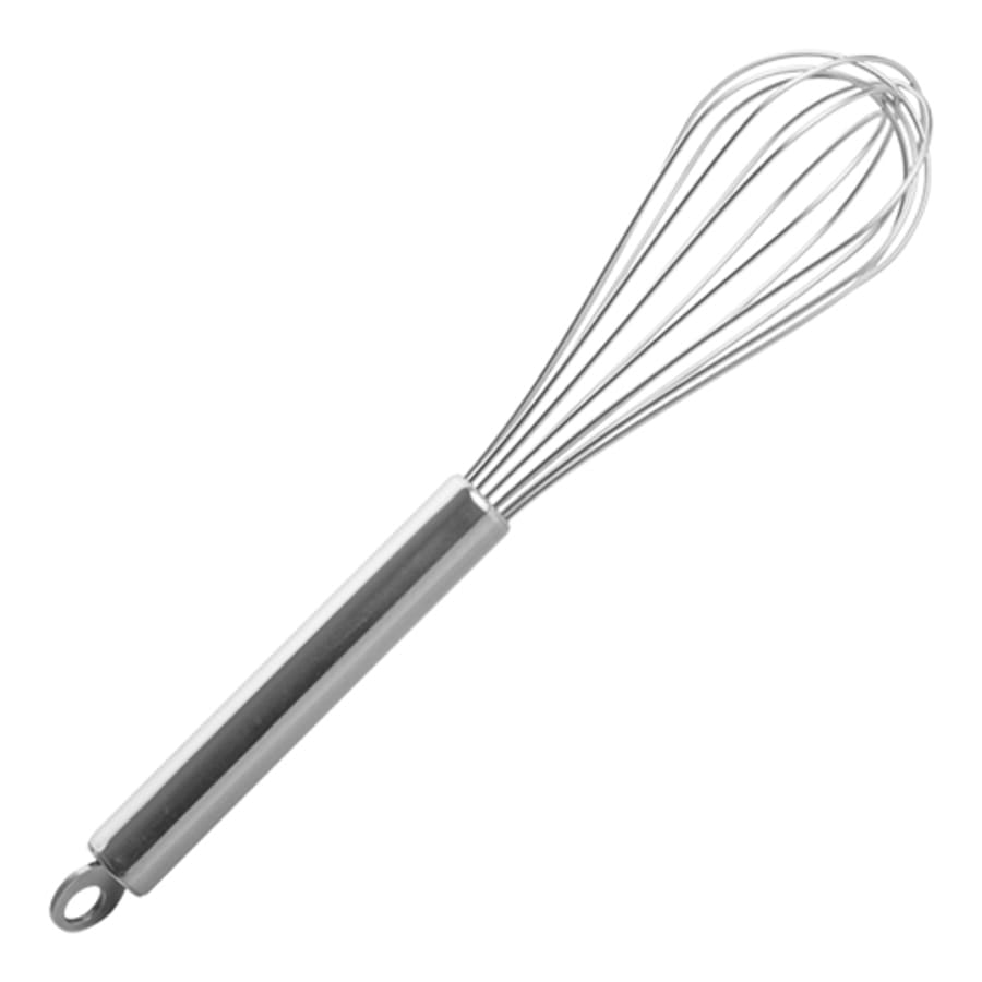 Pískur með stálskafti 25 cm.