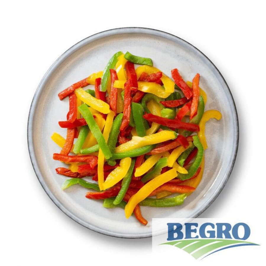 Paprika blönduð strimlar frystiv. 2,5kg (4 stk/ks)