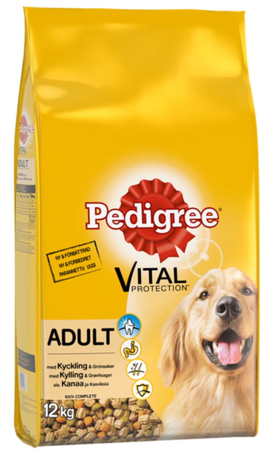 Pedigree kjúklingur 12 kg.