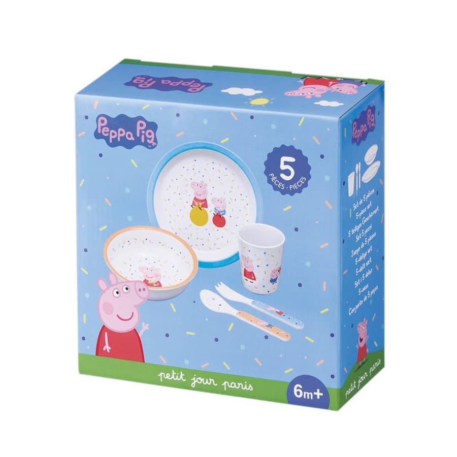 Petit Jour Matarsett 5stk Peppa pig