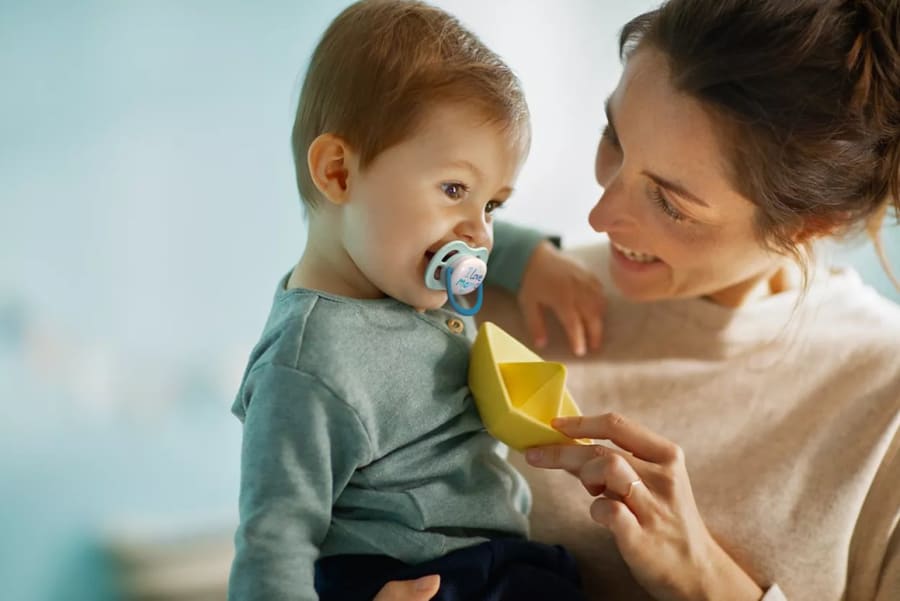 Philips-AVENT Snuð Ultra Air 0-6 mánaða 2stk blá