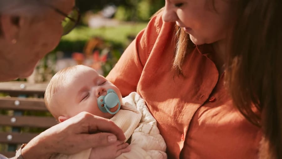Philips-AVENT Snuð Ultra Soft 0-6 mánaða 2stk ljós appelsínugult/grænt