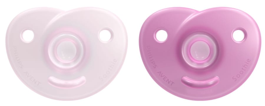 Philips-AVENT Soothie snuð 0-6 mán bleik 2 stk
