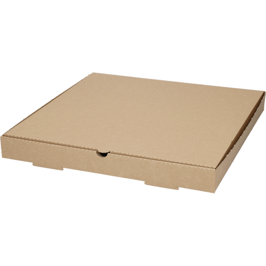 Pizzuöskjur 12" brúnar 100stk
