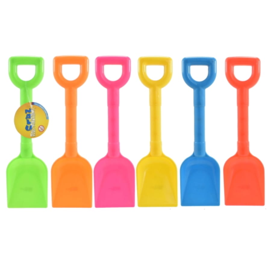 Plastskófla 25cm. 6litir  (36)
