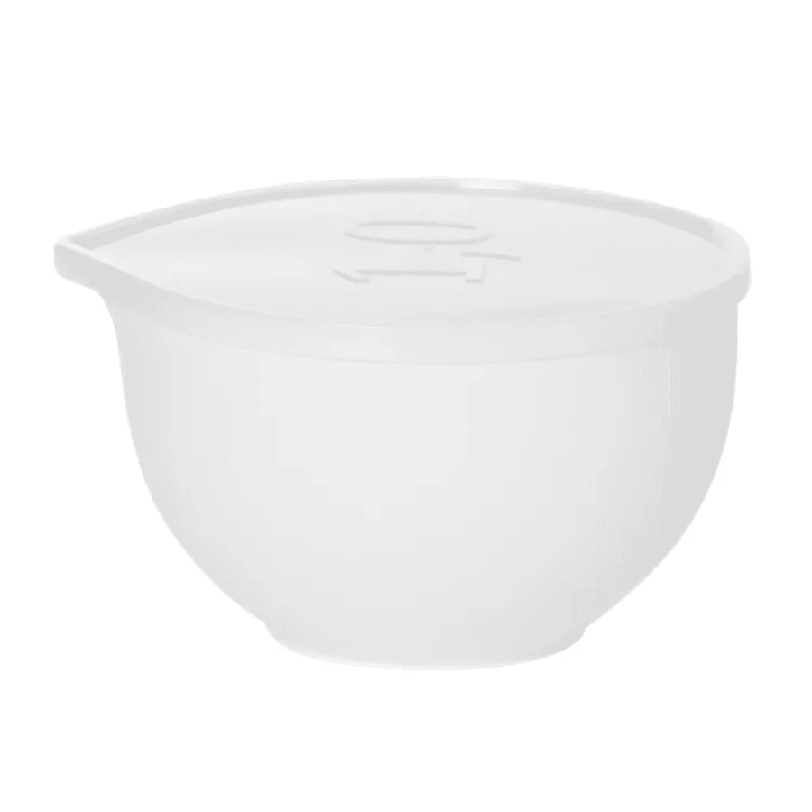 Plastskál með loki 1.5 lítra