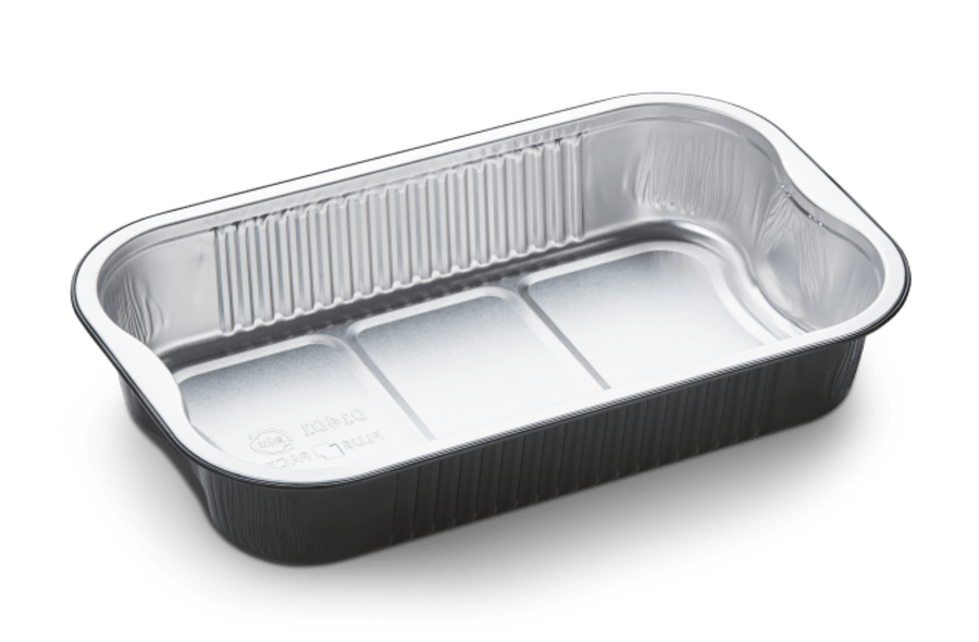 Plu álbakki svartur ready to cook 265x162x47mm 1400ml 300stk
