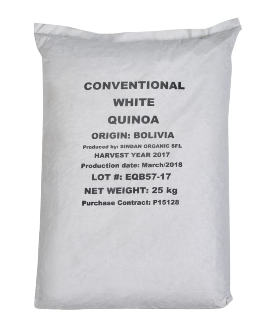 Quinoa hvítt 25kg