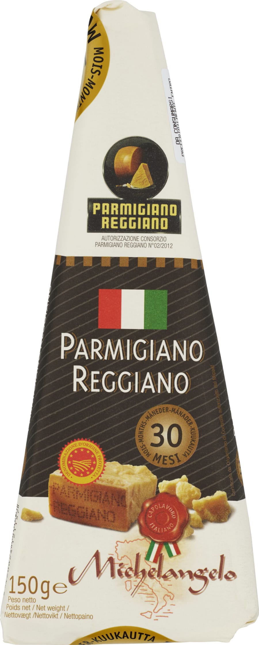 Parmigiano Reggiano 30 mán Michelangelo (PDO) 12x150g