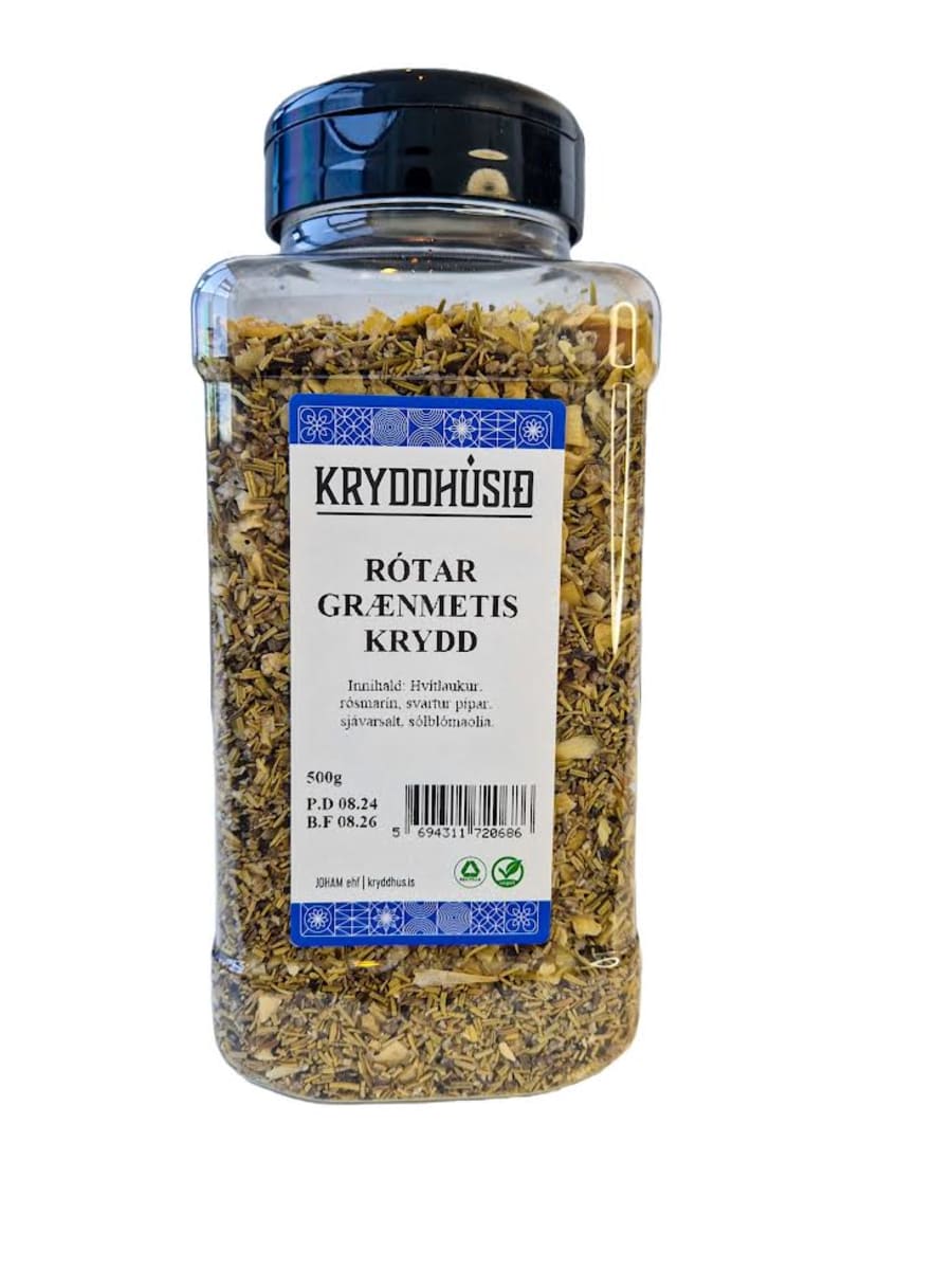 Rótargrænmetiskrydd 500g 1L staukur (9)