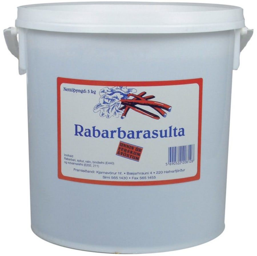Rabarbarasulta 6kg/stk