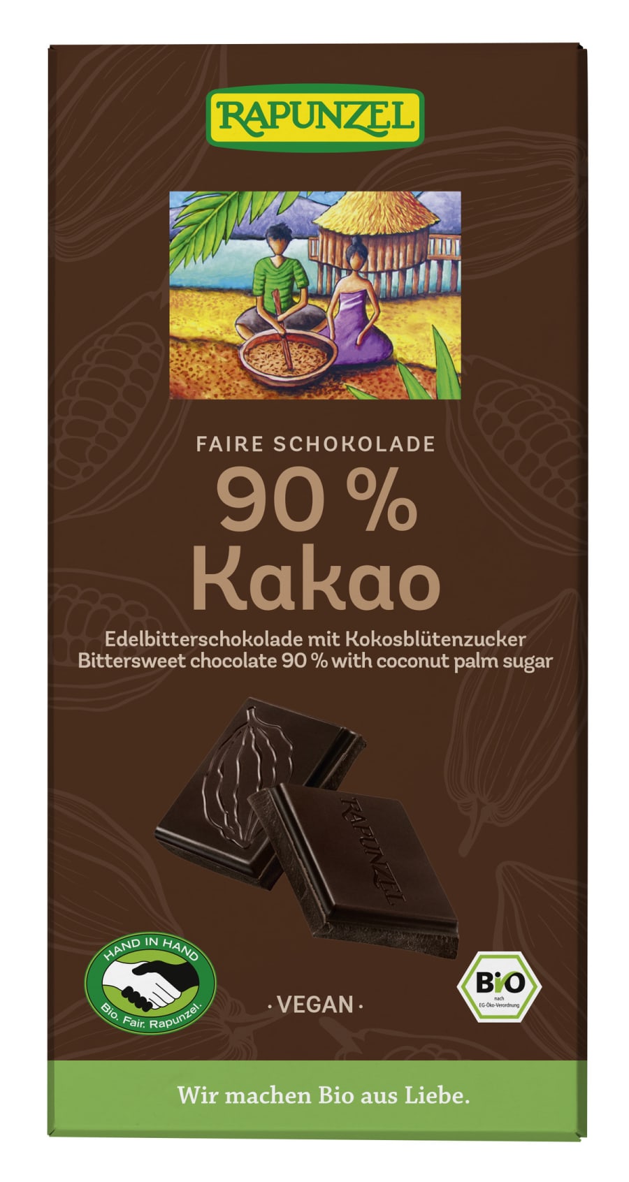 Rapunzel Súkkulaði 90%