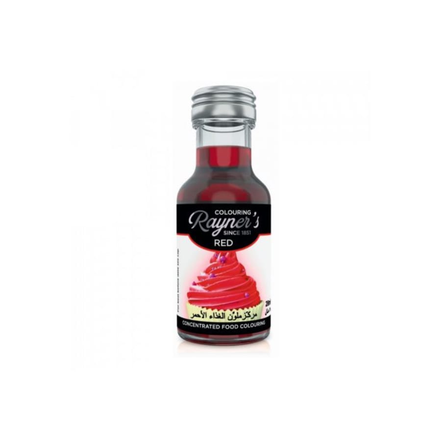 Rayners matarlitur rauður 12x28ml
