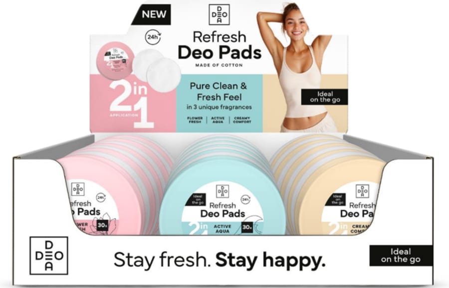 Refresh Deo pads Display 15st í 3 teg.