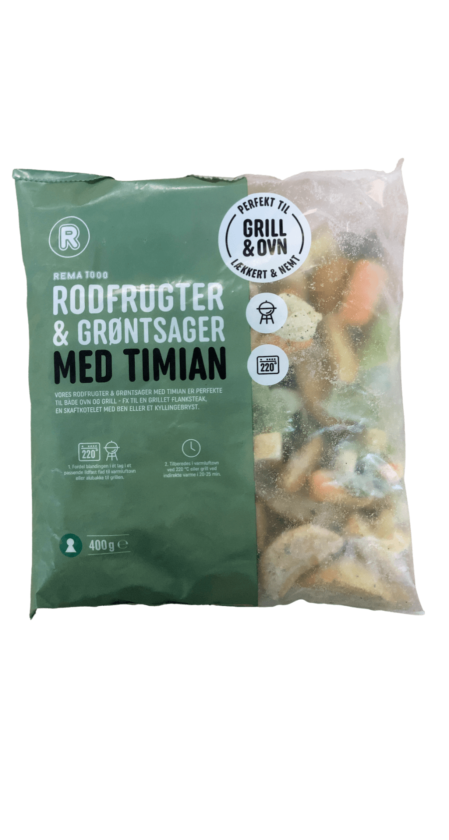 Rema 1000 Rótarávextir og grænmeti með timían 400 g