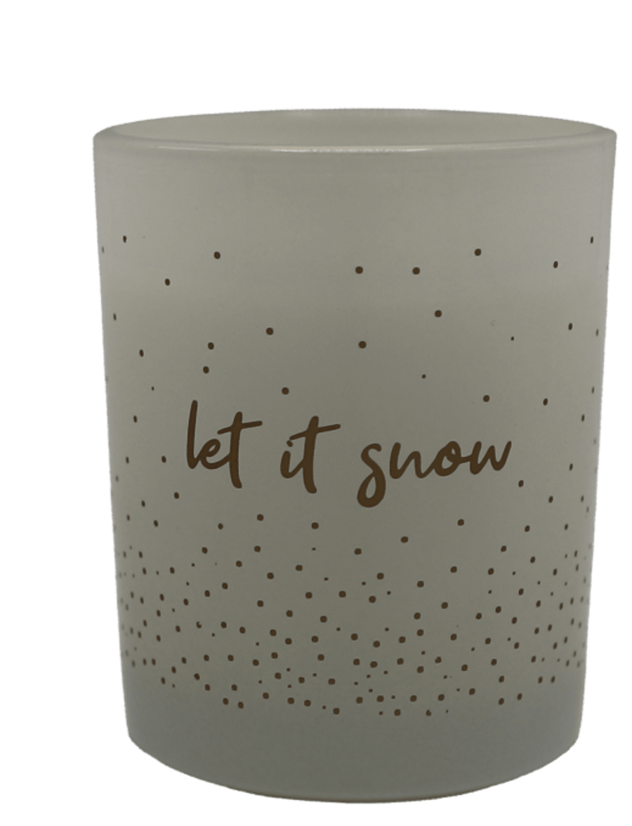Roura Jólailmkerti "LET IT SNOW"