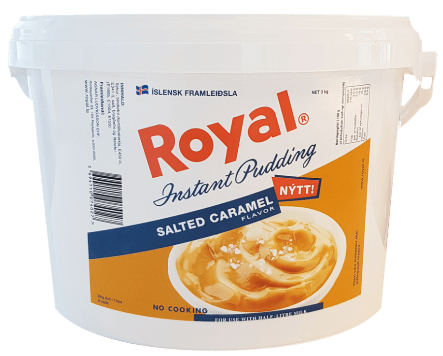 Royal búðingur saltkaramellu 3kg