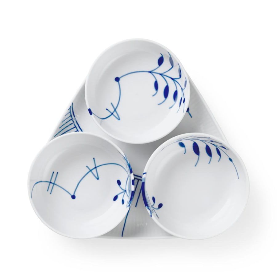 Royal Copenhagen Blue Mega skálasett 24,5cm 4stk