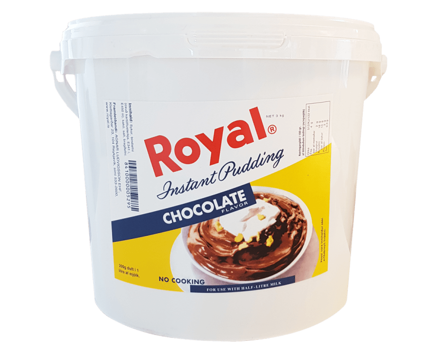 Royal súkkulaði búðingur 3 kg