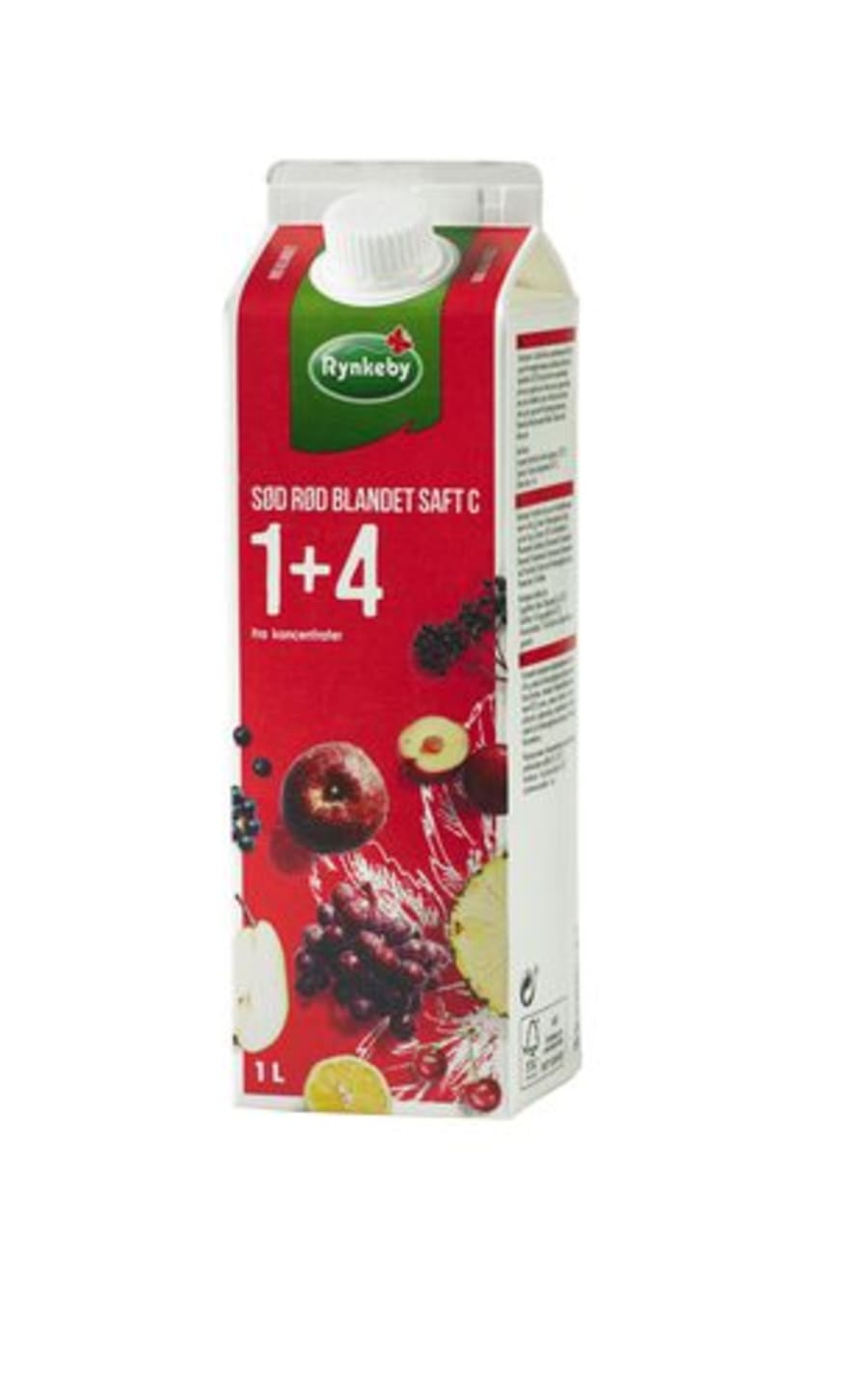 Rynkeby Saftþykkni Rautt 1+4 12x1ltr