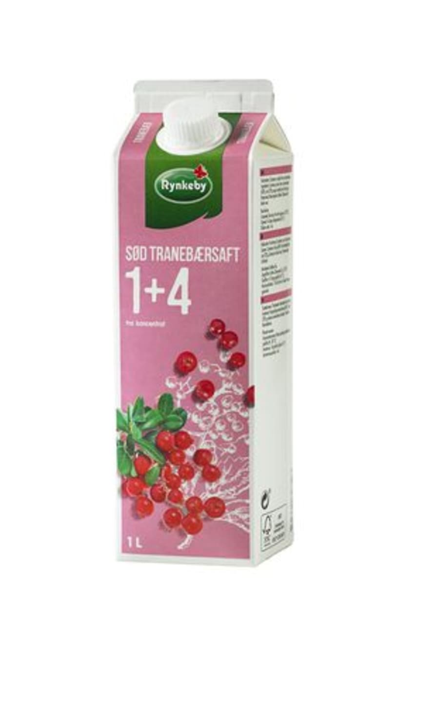 Rynkeby Trönuberjasafi Óblandaður 12x1ltr