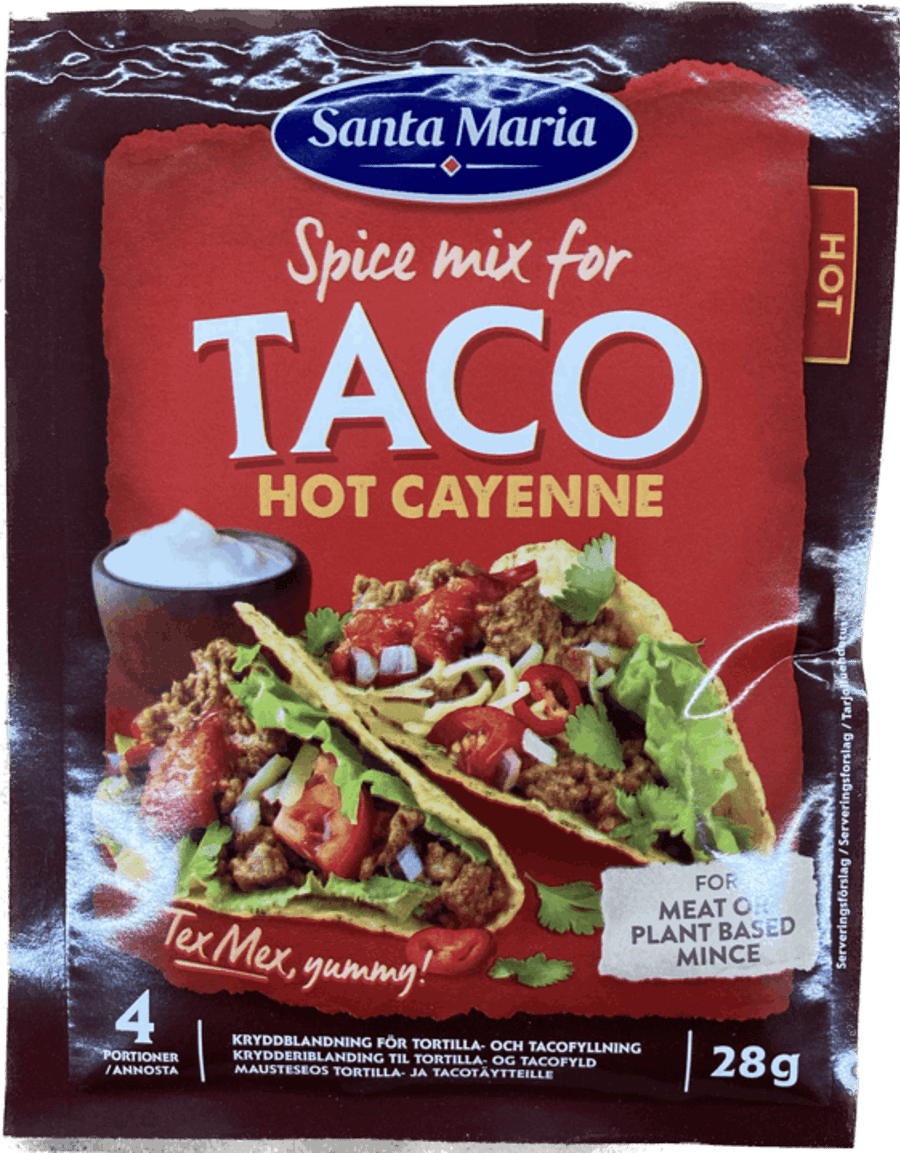 S.m mix hot taco 28 gr