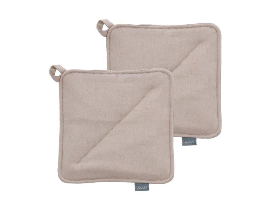 Södahl Pottaleppar 2stk Soft Kitchen beige