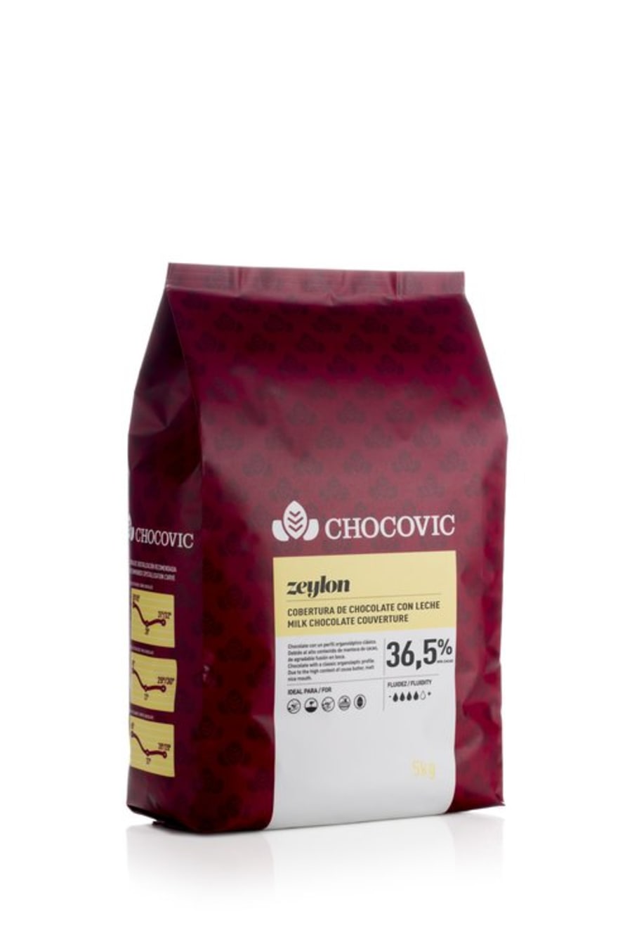 Súkkulaði mjólkur Ceylon 36.5% 5kg