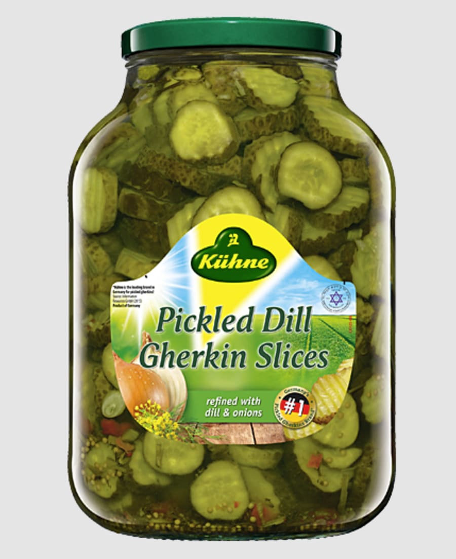 Súrar gúrkur/ Dill chips 2650ml