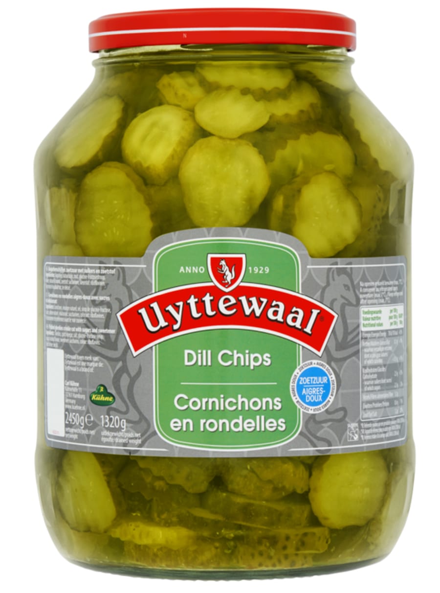 Súrar gúrkur/ Dill chips 2650ml