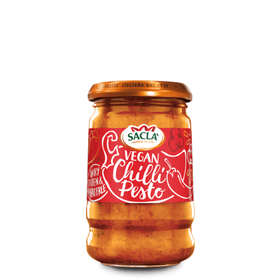 Sacla Vegan pestó chilli 190gr