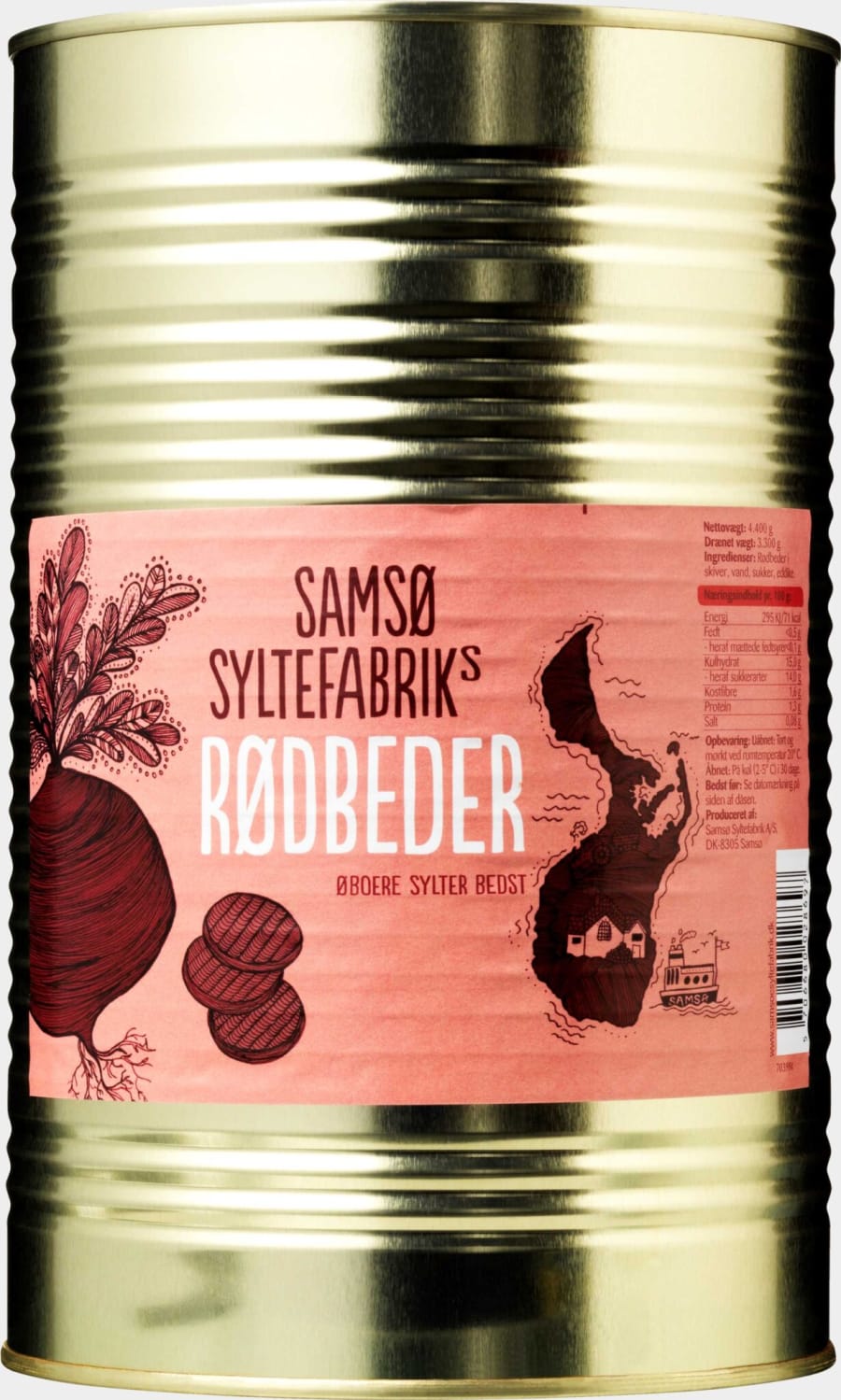 SAMSØ Rauðrófur sneiðar 4,4kg