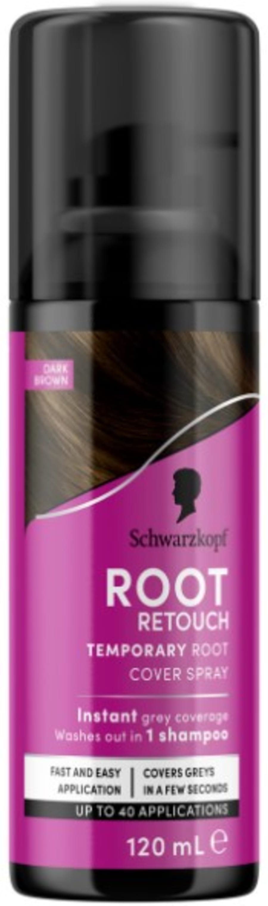 Schwarzkopf Root Cover Dark Brown 120ml