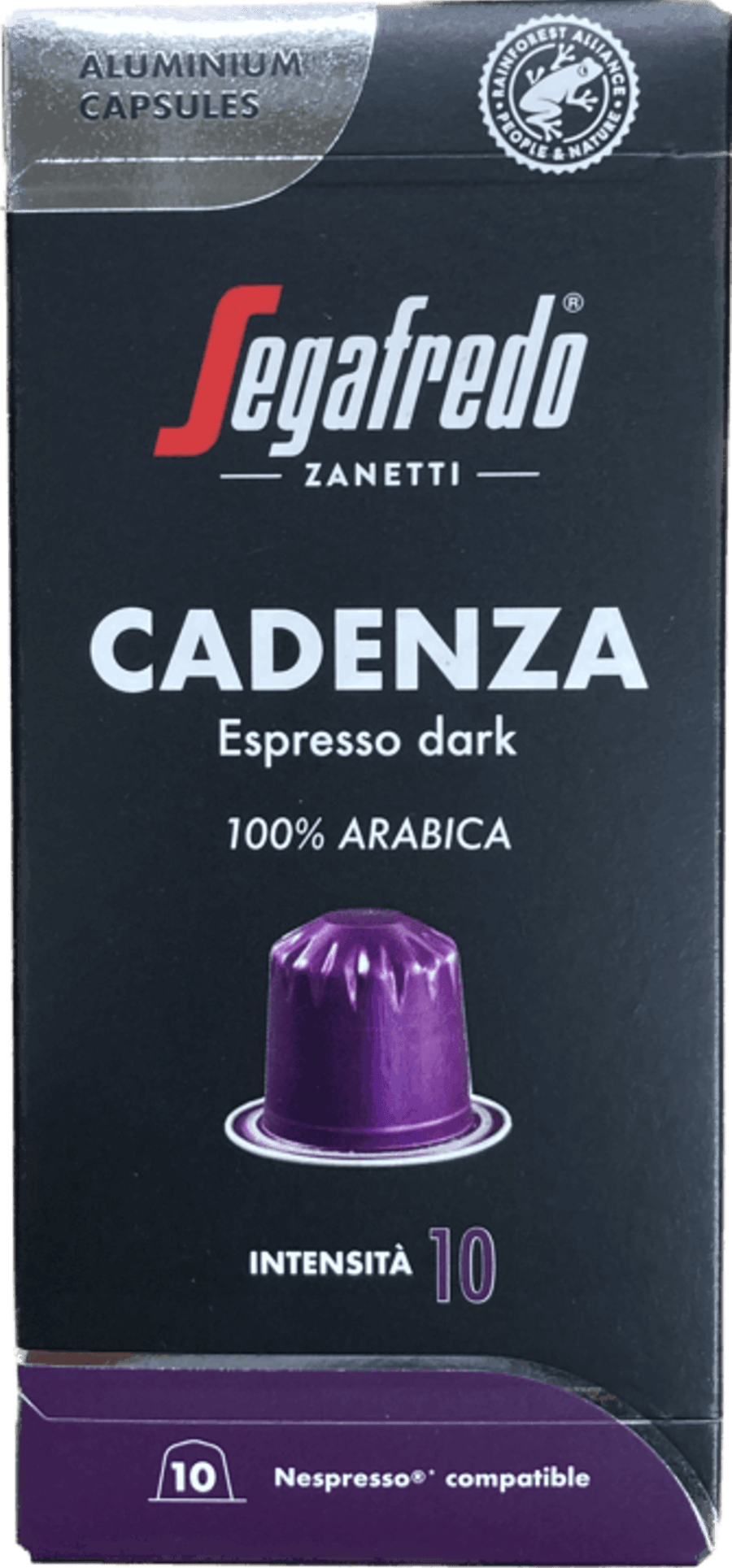 Segafredo candeza espresso dark 10 stk
