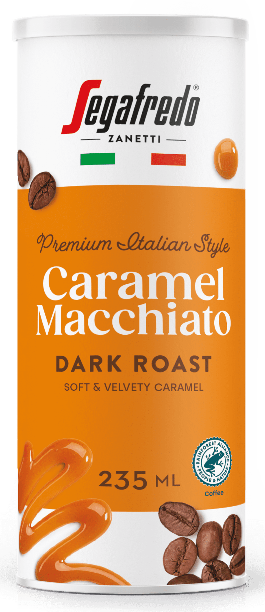 Segafredo kaffidrykkur Caramel Macchiato 12x235ml