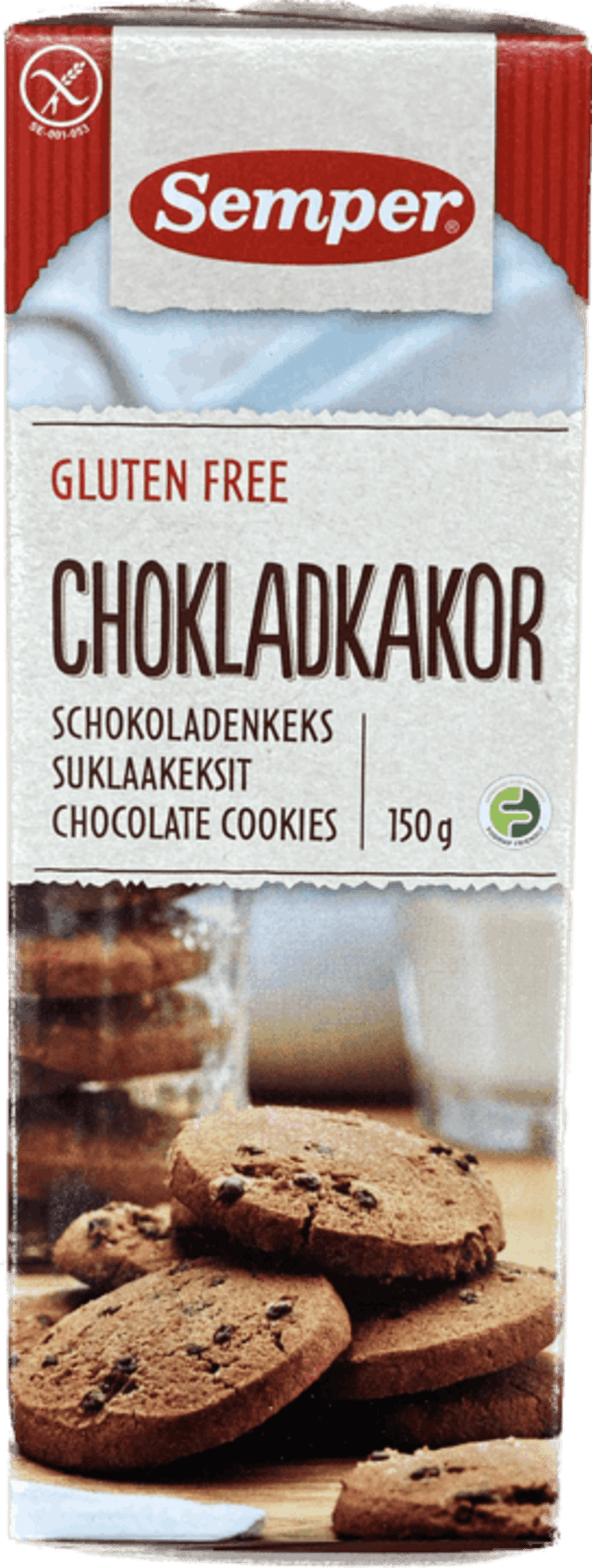 Semper súkkulaði kökur 150 gr