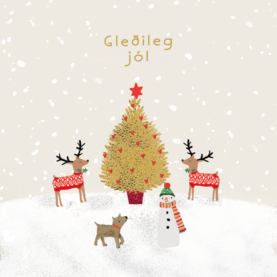 Serv. Gleðileg jól 33×33 20stk (12)
