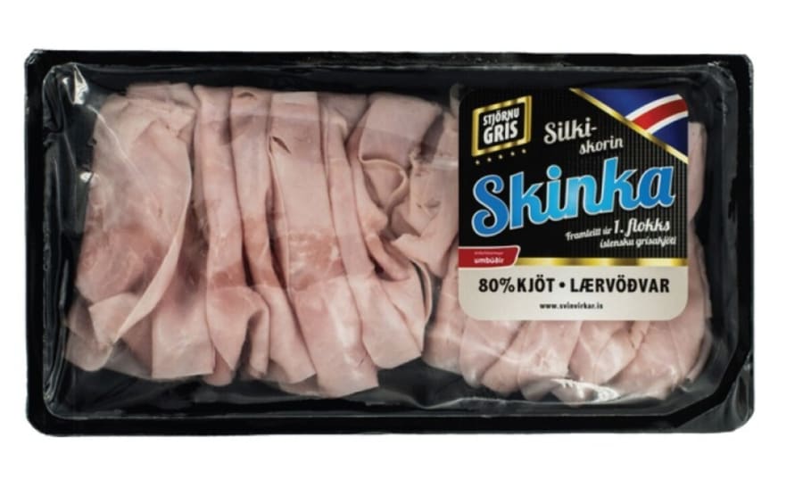 Silkiskorin skinka