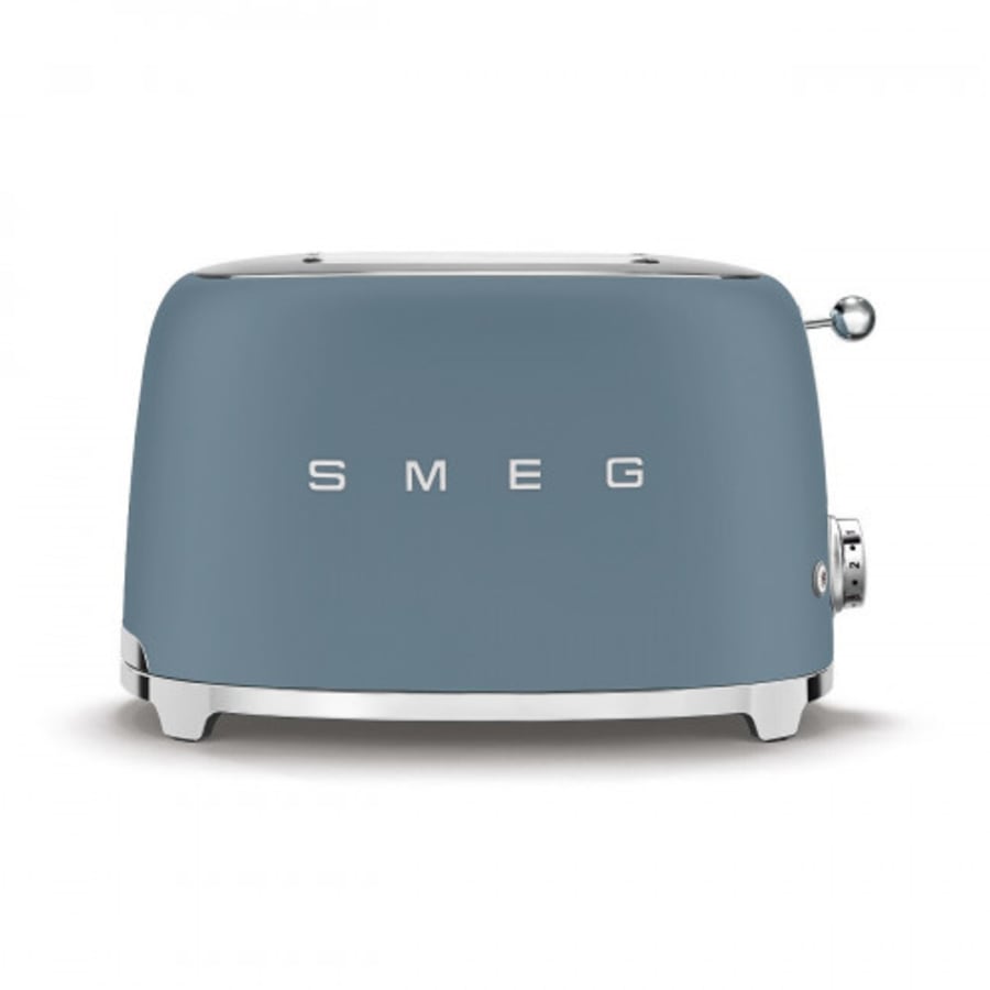 Smeg Brauðrist 2 sneiða - Storm Blue Matt