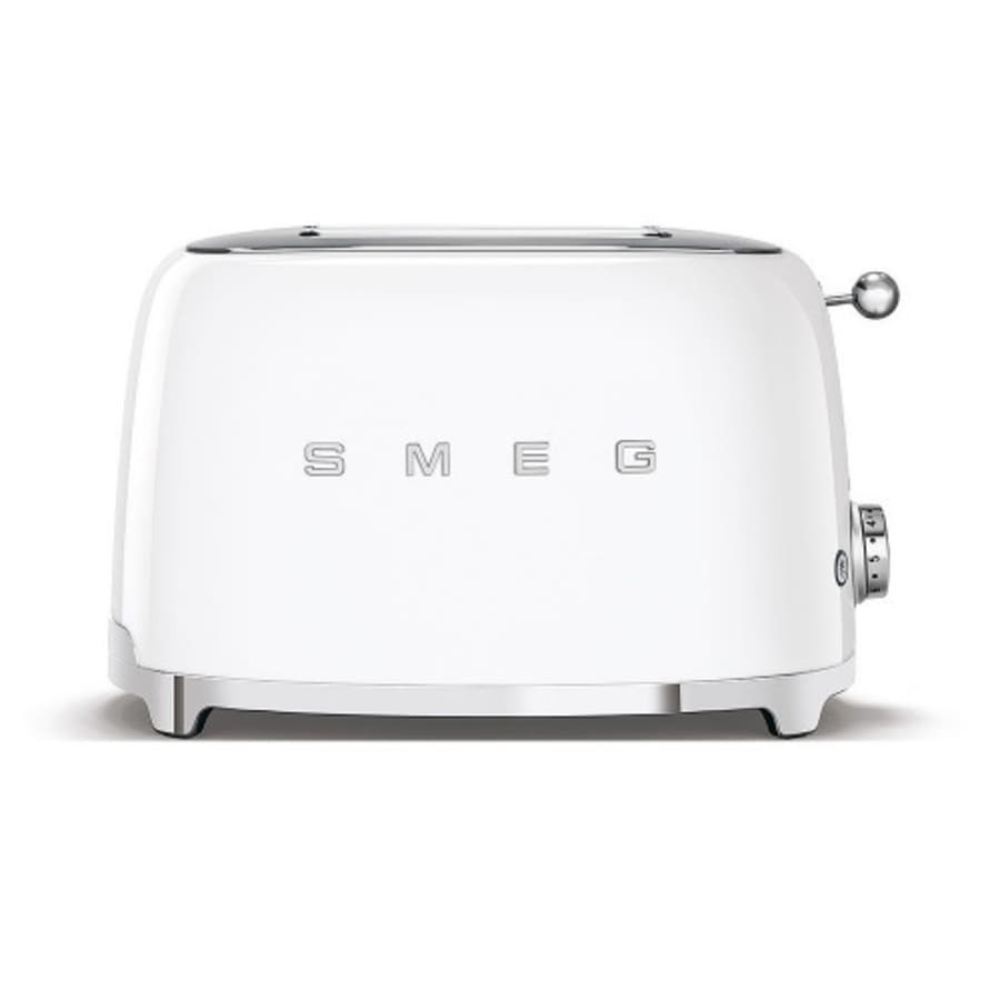 Smeg brauðrist fyrir 2 sneiðar - hvít