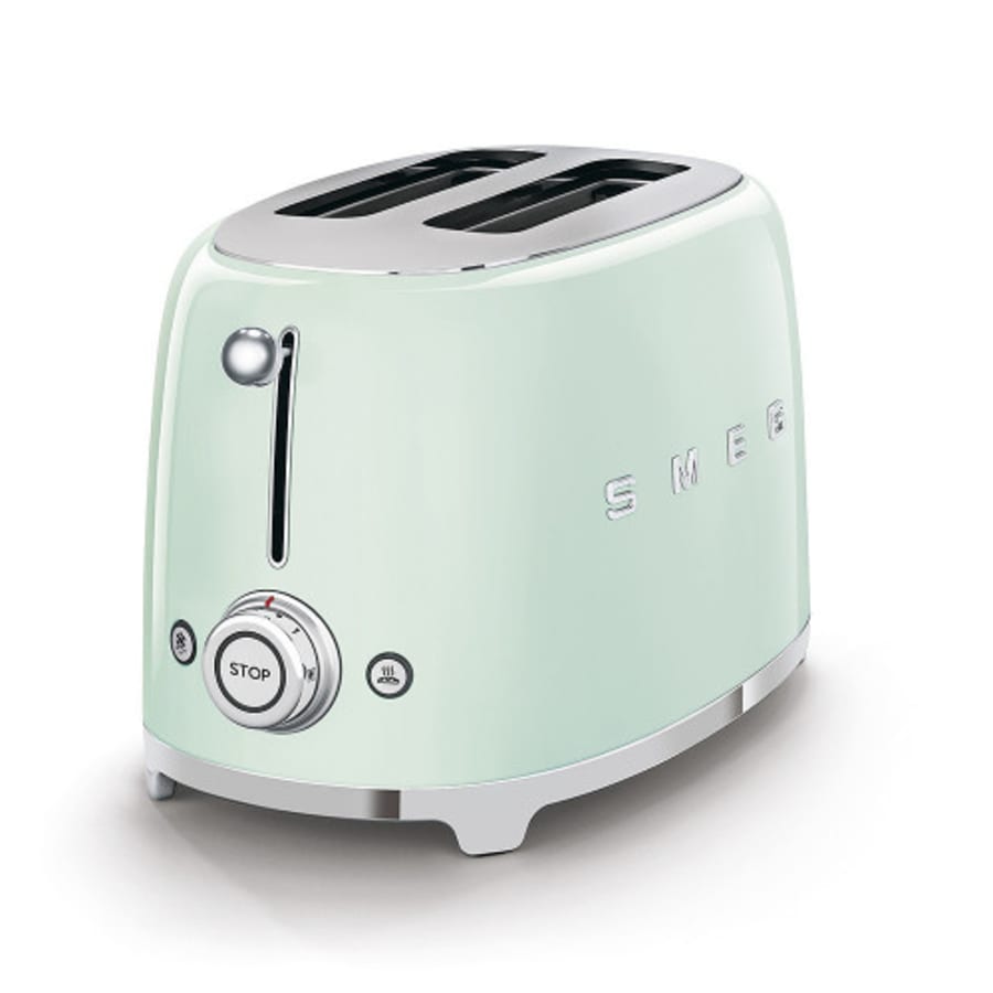 Smeg brauðrist fyrir 2 sneiðar retro style - Pastel græn.