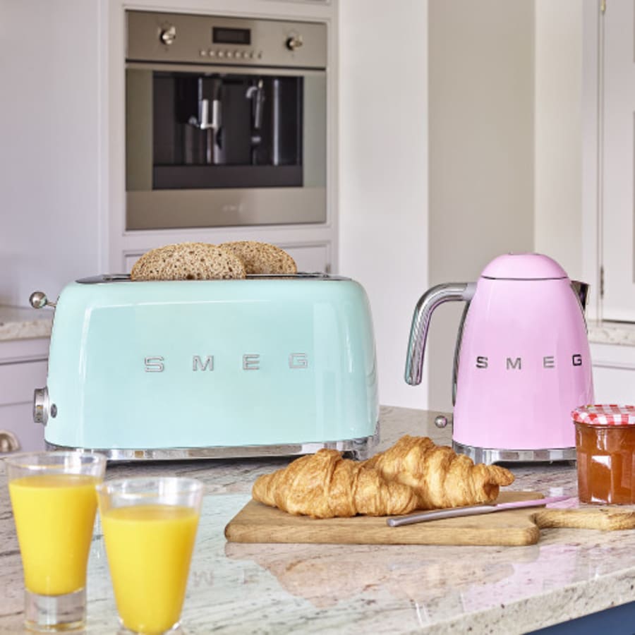 Smeg Brauðrist fyrir 4 sneiðar - Pastel græn
