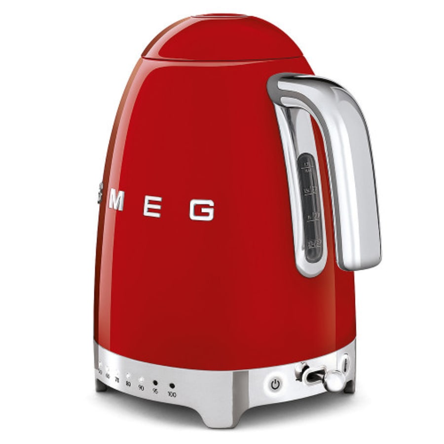 Smeg hraðsuðuketill með hitastýringu - Rauður
