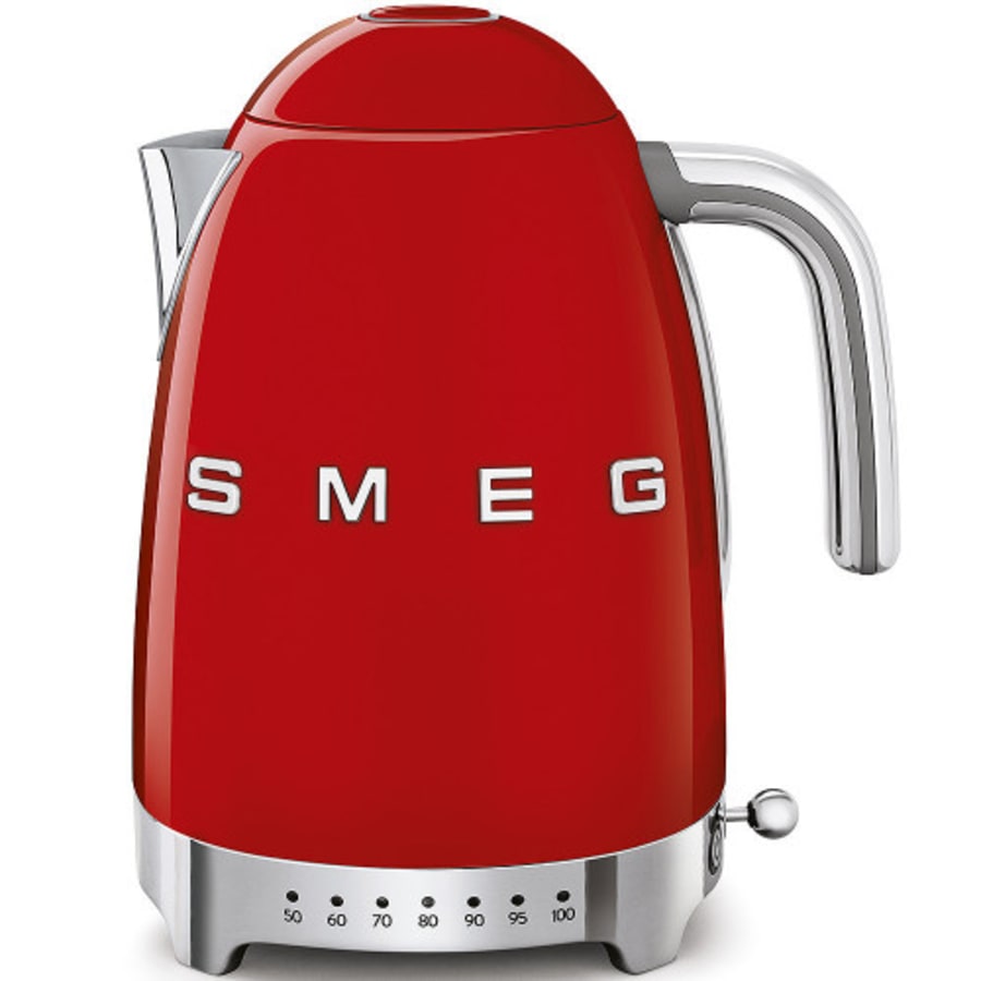 Smeg hraðsuðuketill með hitastýringu - Rauður