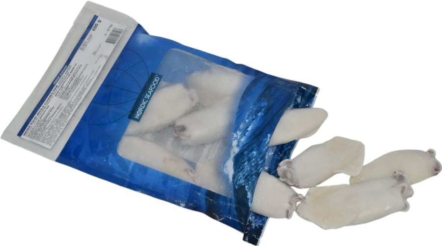 Smokkfiskur hreinsaður heill U-10